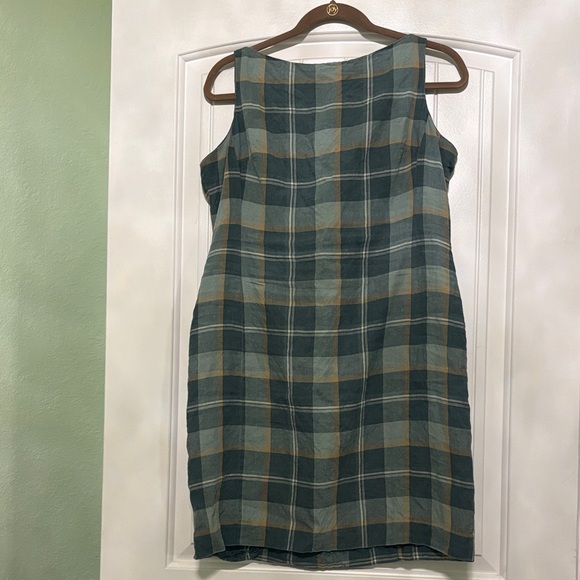 Lauren Ralph Lauren Dresses & Skirts - Ralph Lauren Plaid Linen Mini Dress
